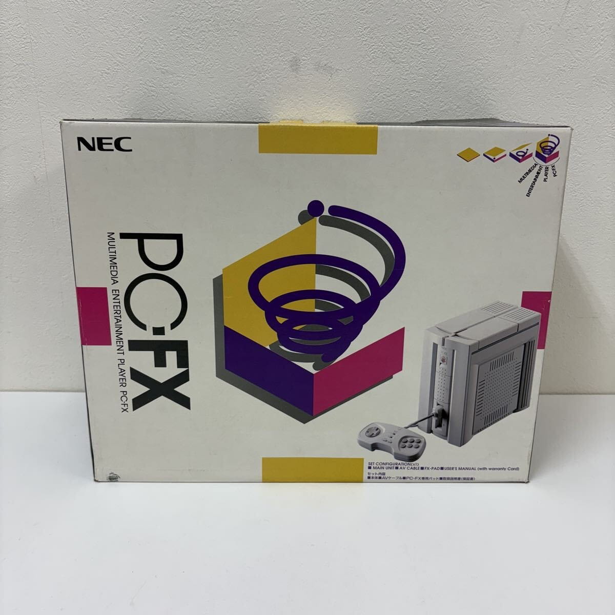 NEC PC-FX 本体 箱 取扱説明書付き